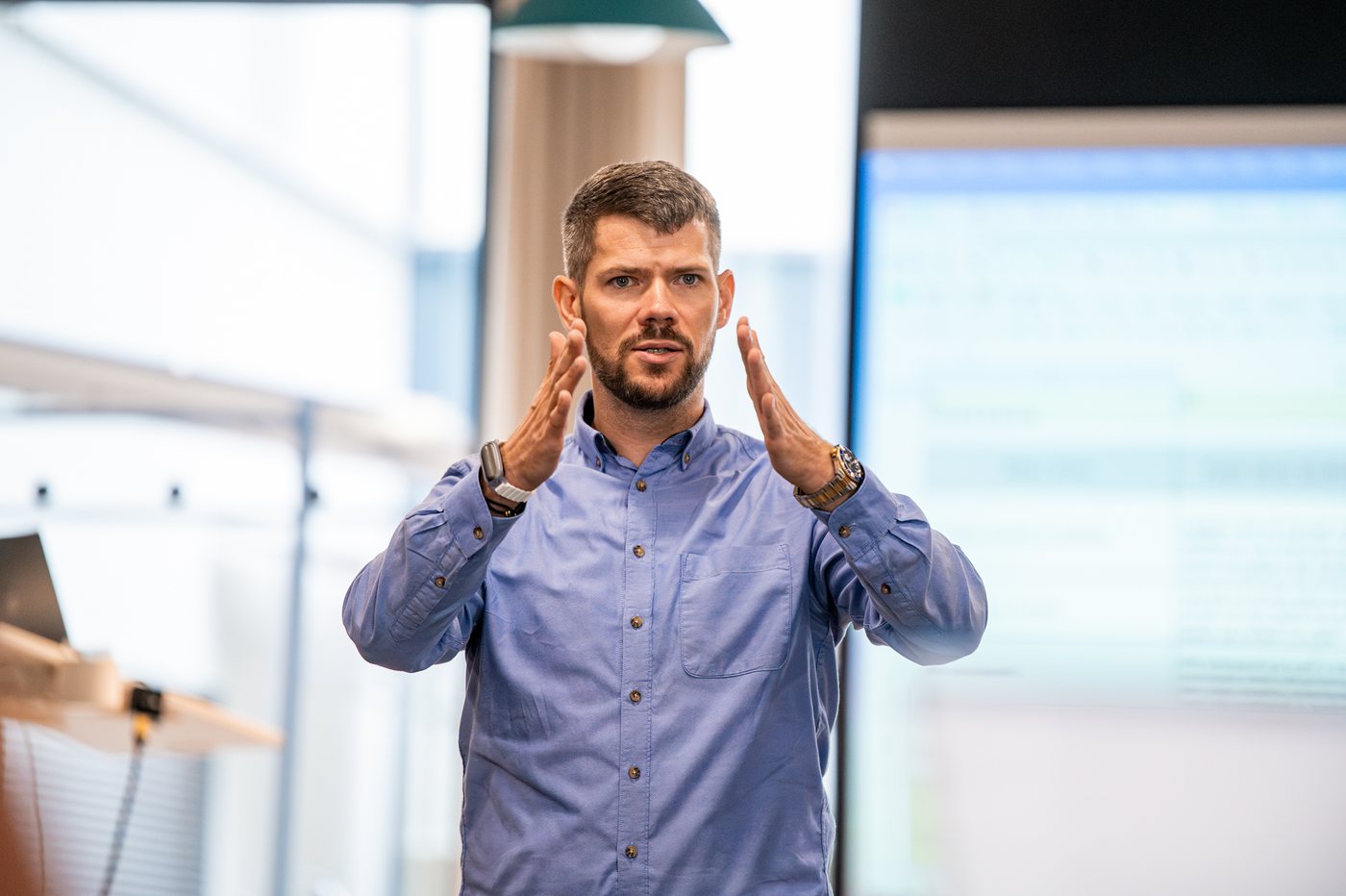 Ruslan Skopal na komunitní session Meet&Deal